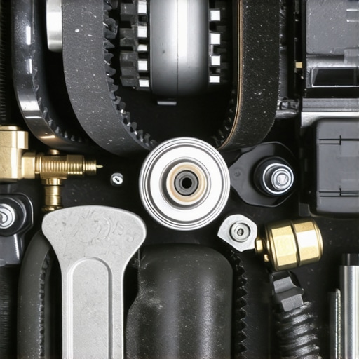 Serpentine Belt Routing and Replacement Guide Diagram showing how to route and replace the serpentine belt in a car engine