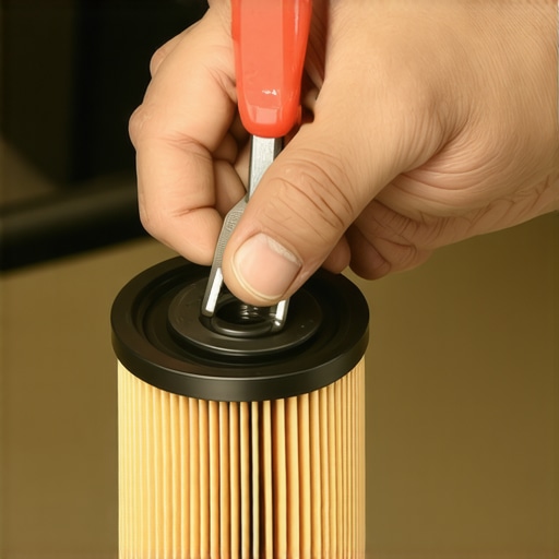 The Trick to Removing a Stubborn Oil Filter Without the Proper Tool