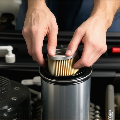 The trick to removing a stuck oil filter without special tools
