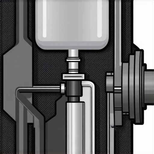 Brake System Components A detailed diagram illustrating brake fluid reservoir, sensors, and brake lines in a car