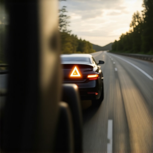The reason your brake warning light comes on during hard turns