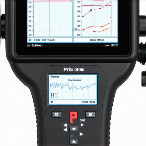 Advanced Automotive Diagnostics in Action A mechanic using a bi-directional scan tool to check fuel trims