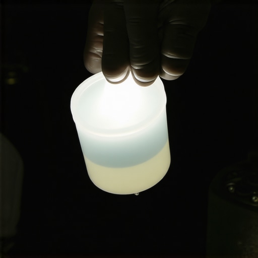 A close-up of a brake fluid reservoir showing a low fluid level in a car engine bay.