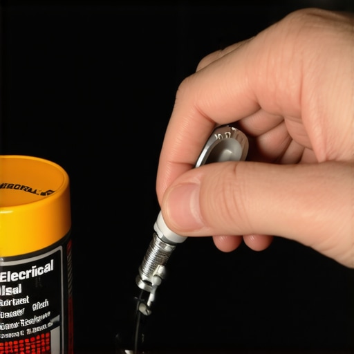 A hand adjusting the dimmer dial on a car dashboard to fix flickering lights.