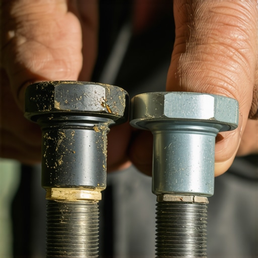 A mechanic showing a dirty PCV valve that causes oil consumption issues.