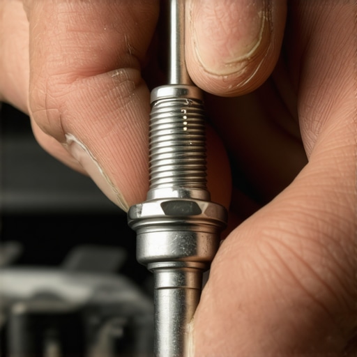 Comparing a fouled spark plug to a new one A side-by-side comparison of a dirty, oil-fouled spark plug and a new spark plug to help diagnose engine hesitation.