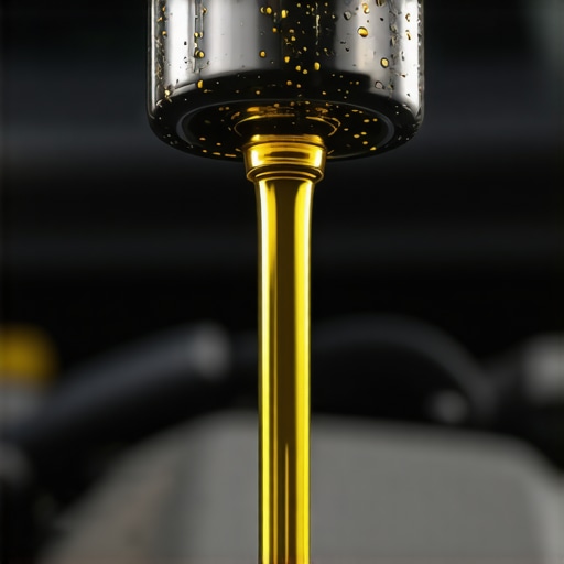 Close up of oil aeration bubbles on a car dipstick illustrating common engine noise causes.