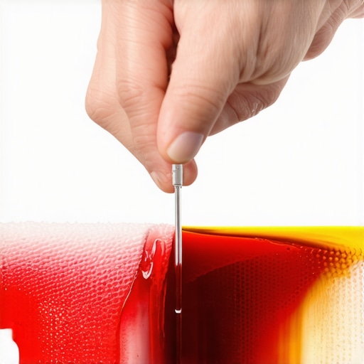 Healthy vs. Burnt Transmission Fluid Comparison A comparison showing clean red transmission fluid on a paper towel versus dark burnt fluid from a failing gearbox.