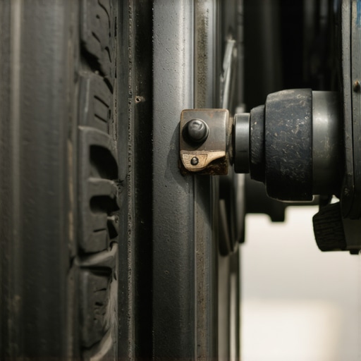 Precision Brake Rotor Measurement Mechanic using a dial indicator to check brake rotor run-out and ensure alignment