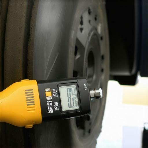 Using a dial indicator to measure brake rotor runout