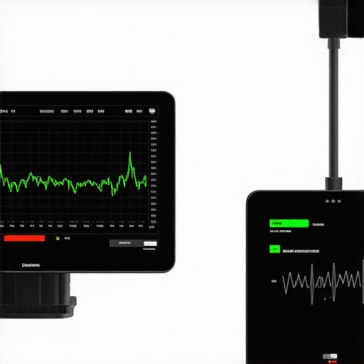 Mechanic using a professional scan tool to calibrate vehicle systems