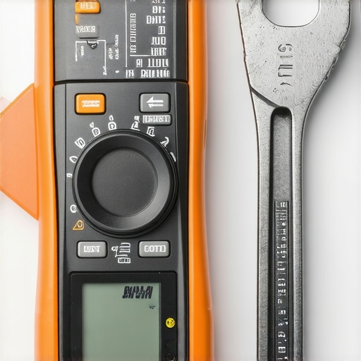 High-quality multimeter and torque wrench for precision car maintenance.