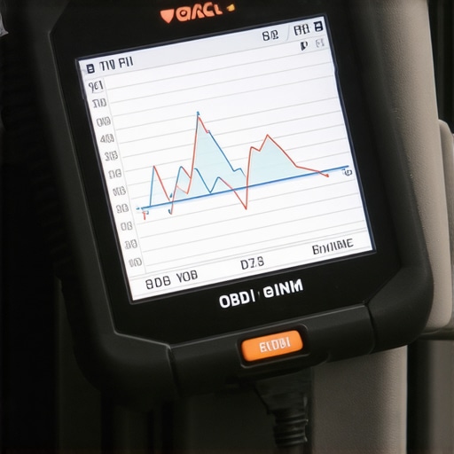 Professional Bi-Directional Scan Tool in Use Mechanic using a diagnostic scan tool to monitor vehicle performance data