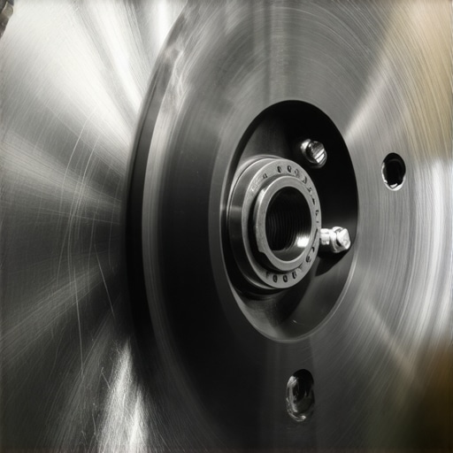 A technician measuring a brake rotor to check for uneven pad deposition and wear.