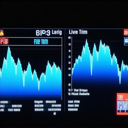 Professional OBDII Scan Tool Live Data Display A diagnostic scan tool showing real-time fuel trim data to identify vacuum leaks in a vehicle.