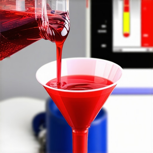 Professional Transmission Fluid Exchange Nuance Close up of fresh red transmission fluid being poured into a vehicle