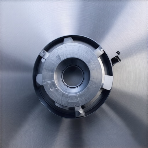 A close-up view of a car rotor showing a healthy transfer layer of brake pad material.