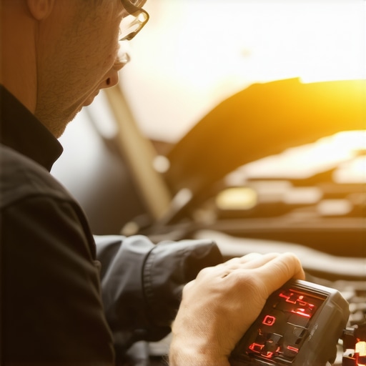 Testing Brake Fluid for Excessive Moisture A digital tester showing high moisture content in automotive brake fluid.