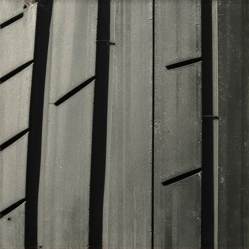 Close up of a bald tire showing internal wires from bad alignment