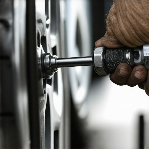 A mechanic precisely torquing lug nuts on a car to prevent brake rotor warping and ensure wheel safety.