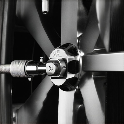 Mechanic properly torquing lug nuts to prevent brake rotor warping.